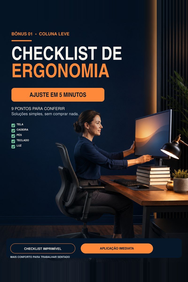 Bônus 1 — Checklist de Ergonomia